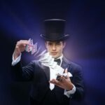 picture of a magician in las vegas
