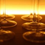 wine glasses used at event spaces