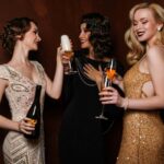 women enjoying drinks at a party room for rent