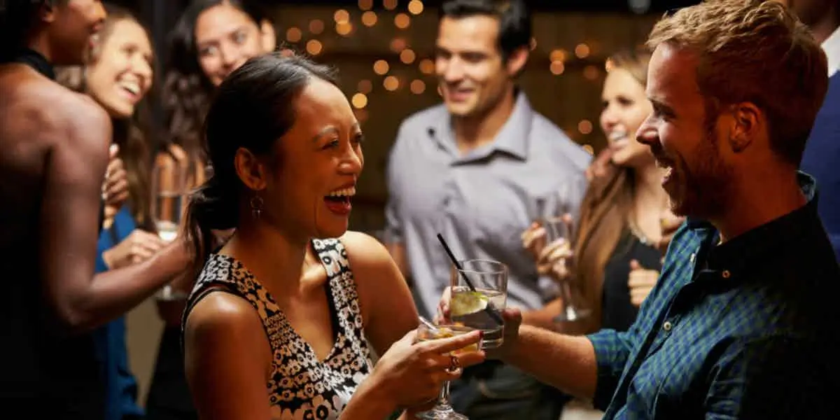 Friends celebrating with cocktails at 1923 Prohibition Bar, a hidden gem birthday venue and a stylish spot for a bachelor party in Las Vegas.