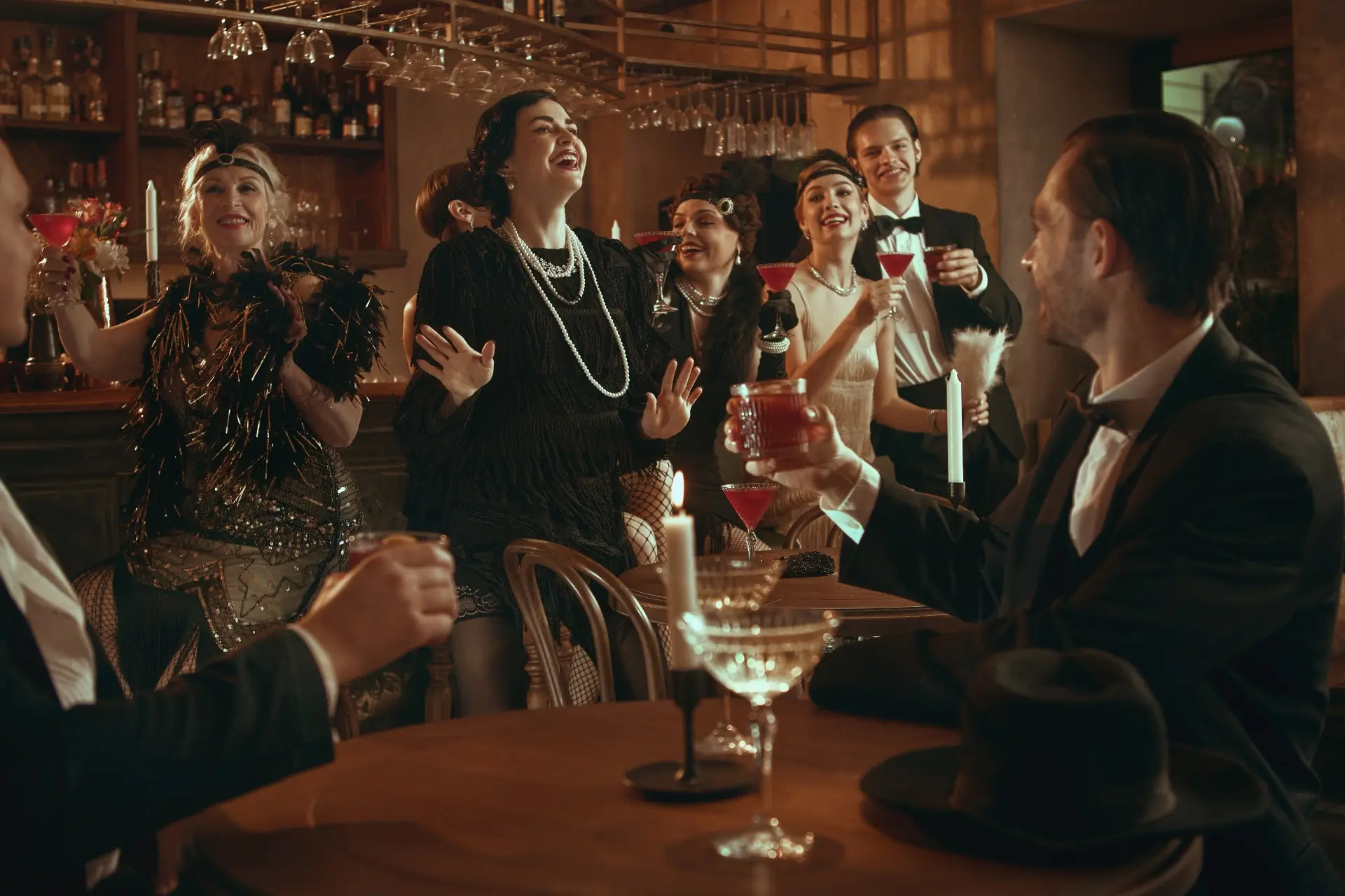 1920s speakeasy-themed party